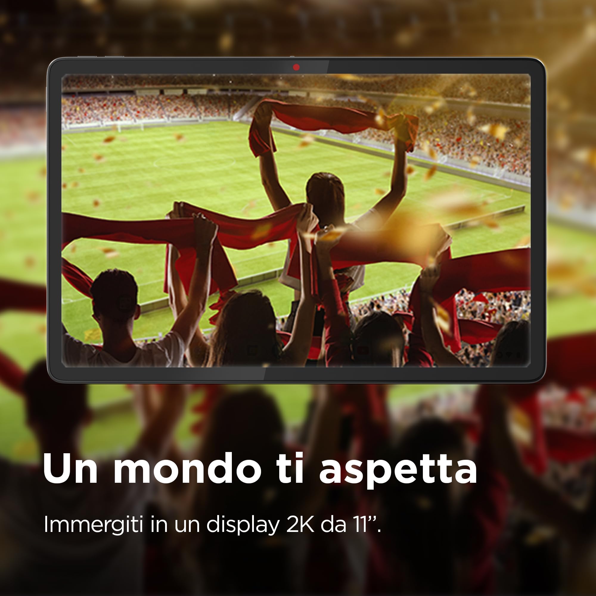 Lenovo Duet Chromebook 11” FHD+ (1920x1200), MediaTek Kompanio 838, RAM 8GB, Memoria 128GB, Schermo Touch, Chrome OS, Folio Stand e Tastiera inclusi, Compatibile con Microsoft 365