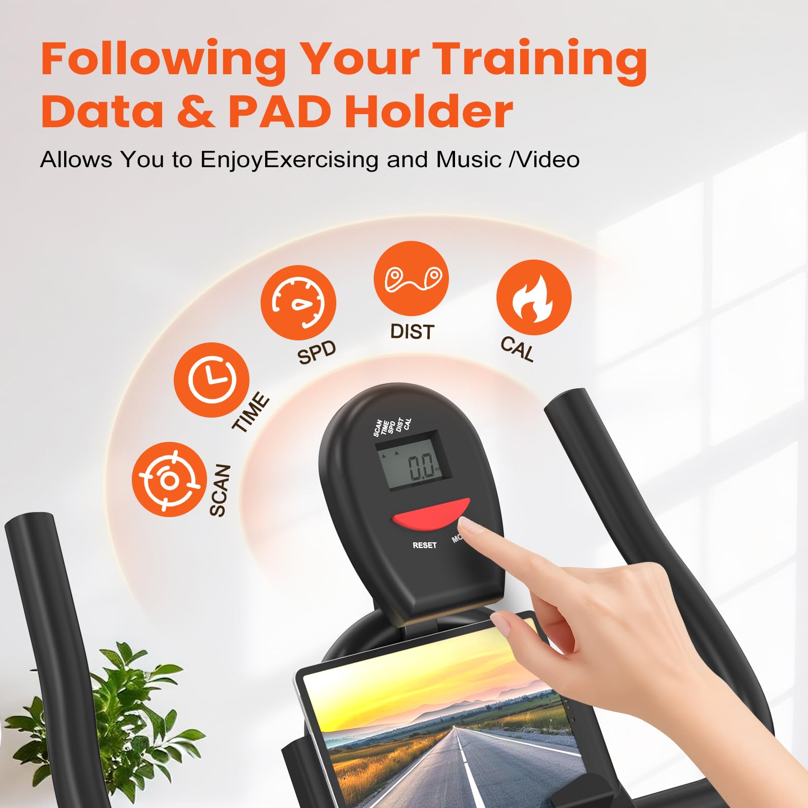 RELIFE REBUILD YOUR LIFE Exercise Bike Stationary for Home Indoor,Cycling Bike with Silent Belt Drive for Home Cardio,Brake Pad Resistance with djustable & Comfort Seat/PAD Holder/LCD Monitor.