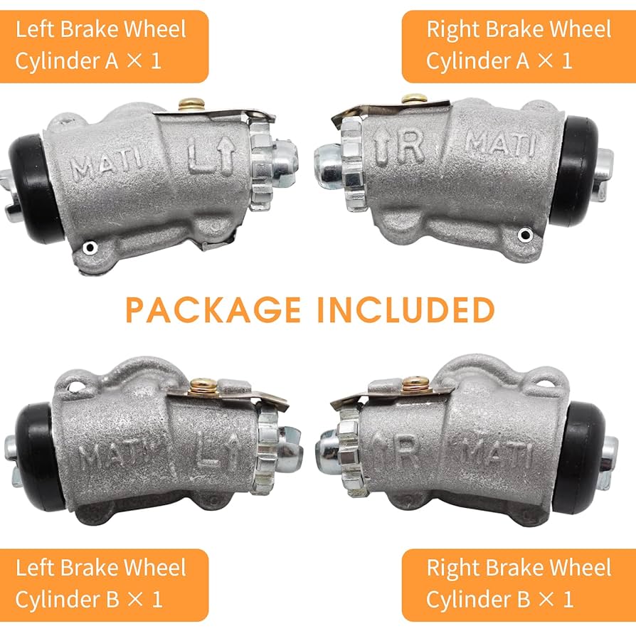 らい　450×26 Amazon.com: M MATI Front Brake Wheel Cylinders Left&Right