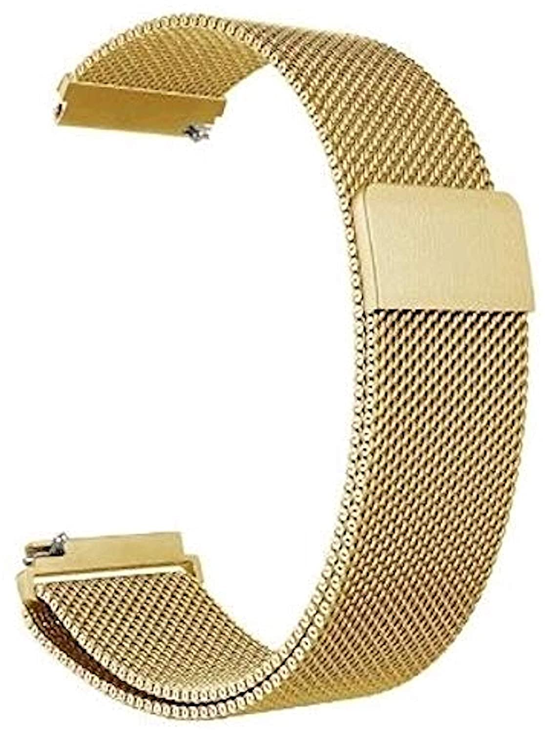 ACESHLEY Magnetic Milanese Metal Chain Watch Band - Adjustable Loop Strap | Compatible With Fossil Hybrid HR Smart Watch Only | Gold (B09TB8MB83) Amazon Price History, Amazon Price Tracker
