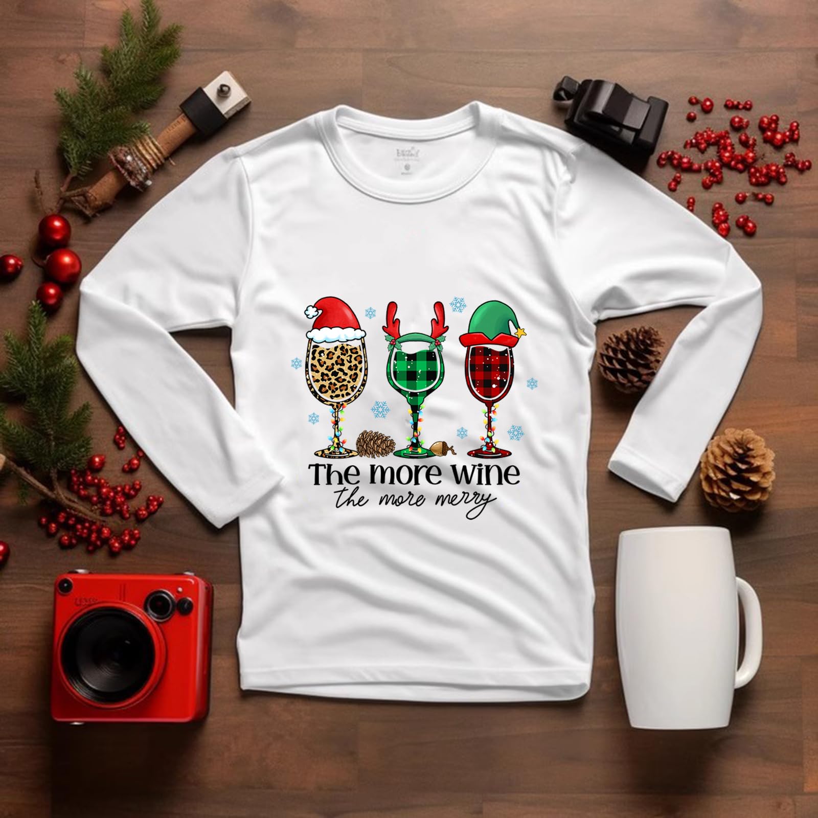12 hojas de vinilo termotransferible de Navidad para camisetas, calcomanías navideñas para planchar para ropa, bolsas, fundas de almohada, decoraciones de bricolaje