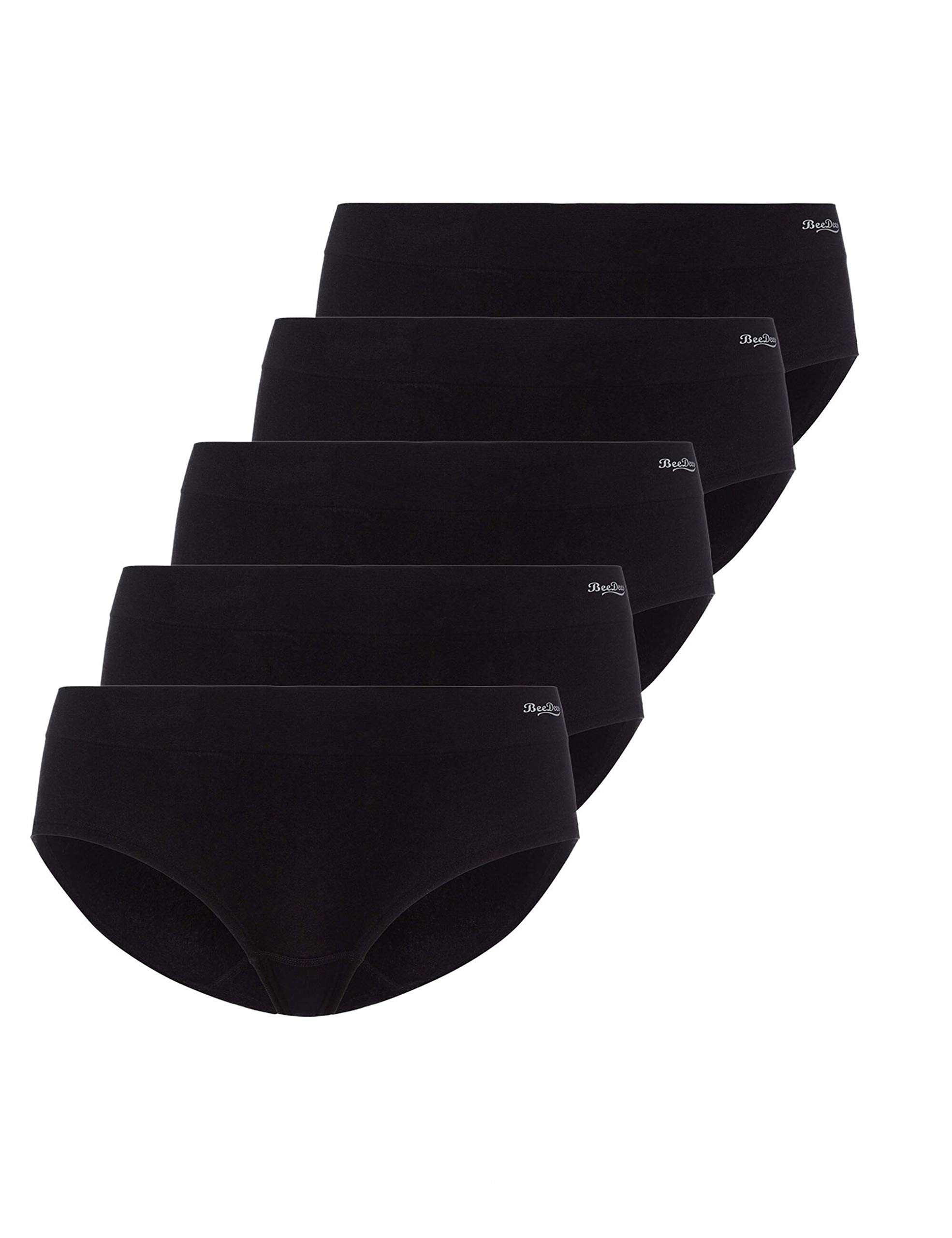 BeeDees Damen Slip Comfee Hipster (5-er Pack) Seamless