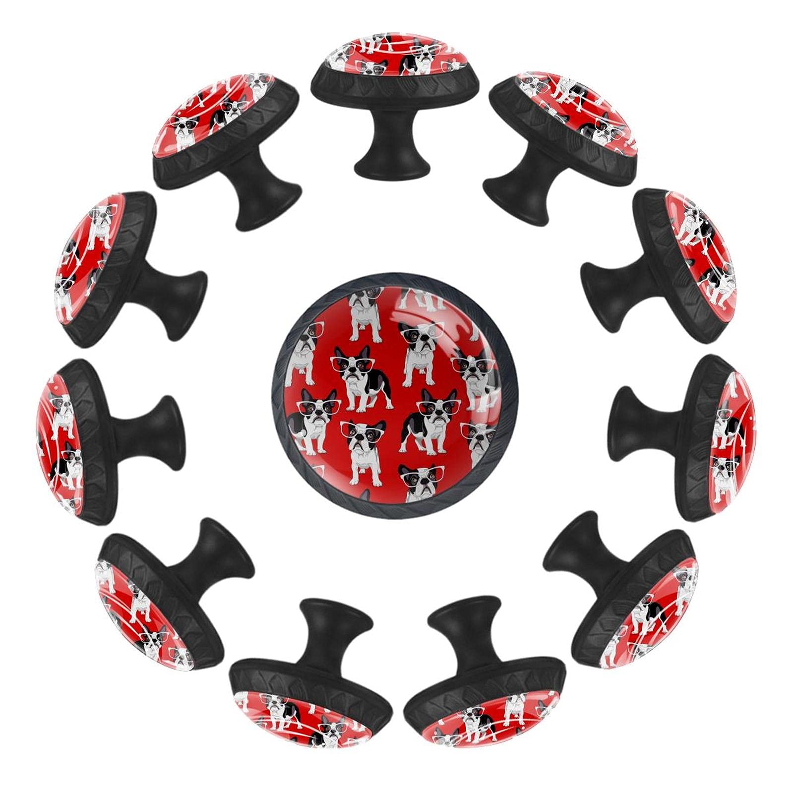Boutons de tiroir chiots 35mm poignées de meuble enfant pour commode et crèche x12