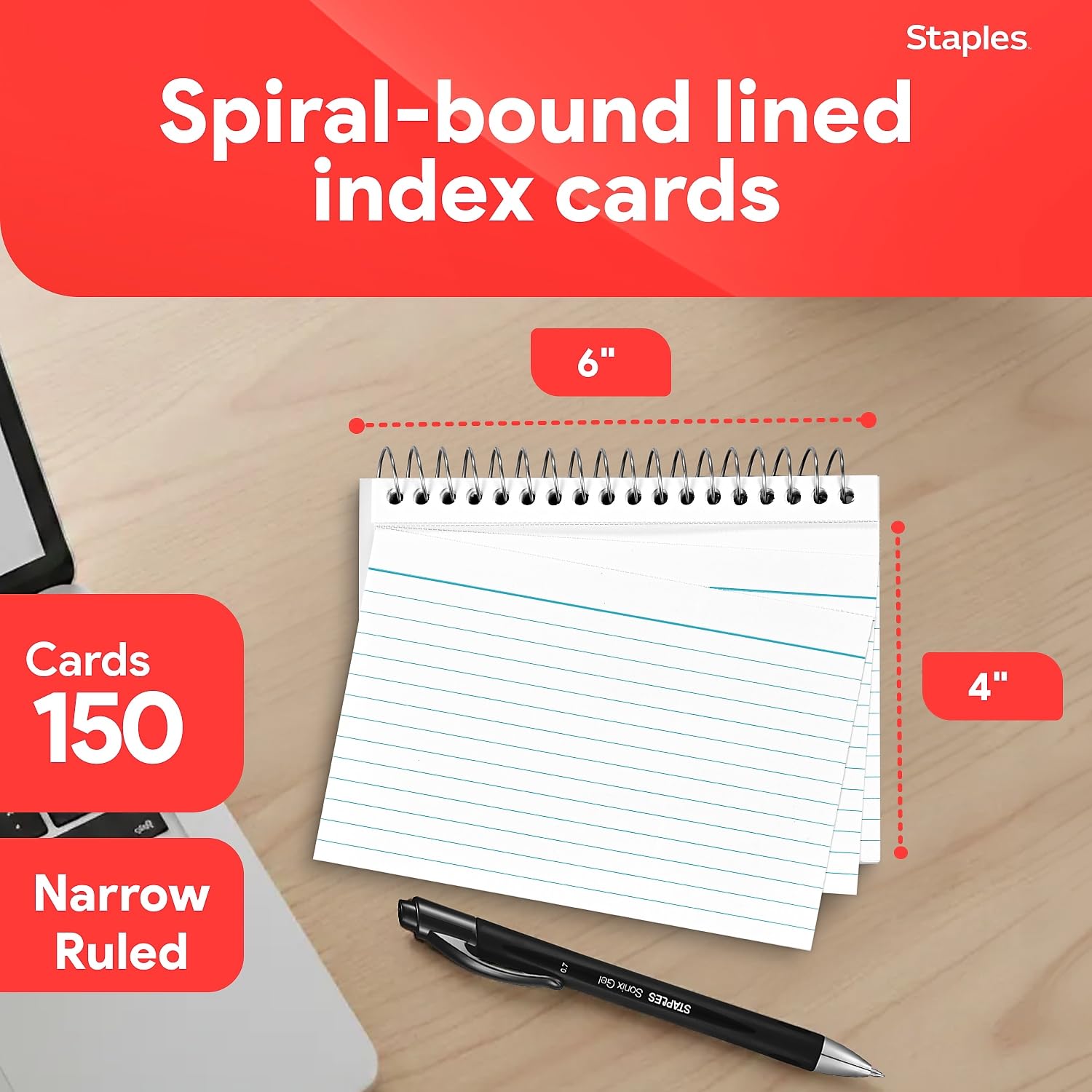 staples index card binder Staples 4" x 6" Index Card File, Black (36939)