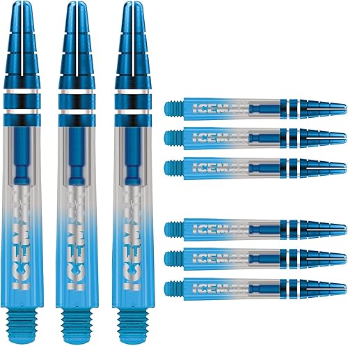 Miniatura 7 de RED DRAGON Gerwyn Price Iceman Nitrotech - Cañas de dardos - 2 juegos por paquete (6 ejes en total)