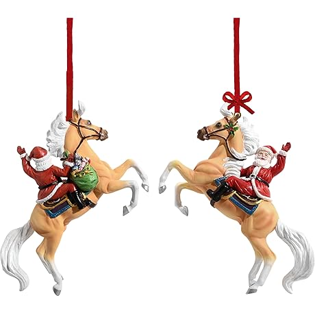 Breyer Horses 2024 Holiday Collection: Hi Ho Santa Ornament
