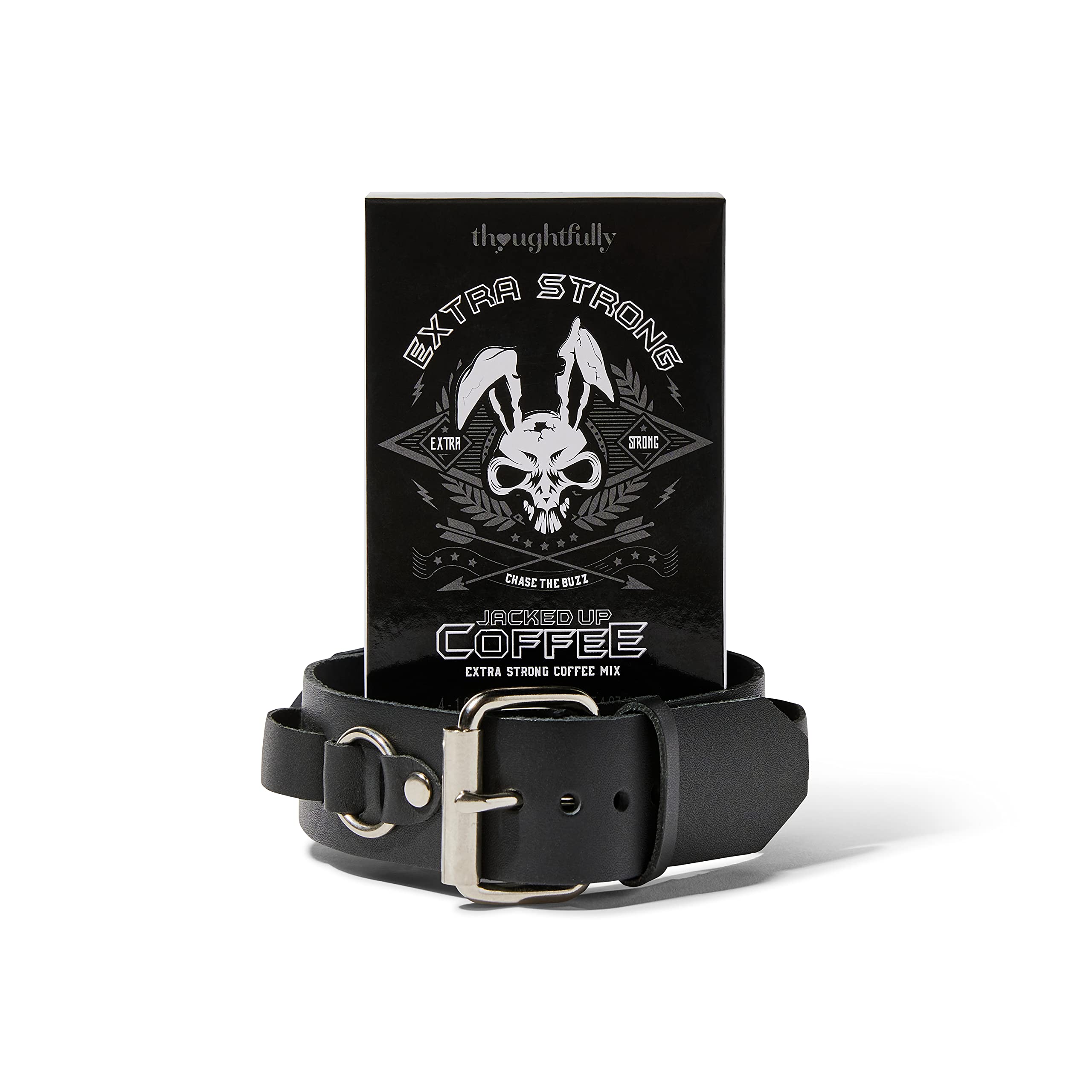 Thoughtfully, Jacked Up Coffee, Includes 12 Extra Strong Instant Coffee Packets to give you a Kick of Double Super Strong Caffeine, Pack of 12