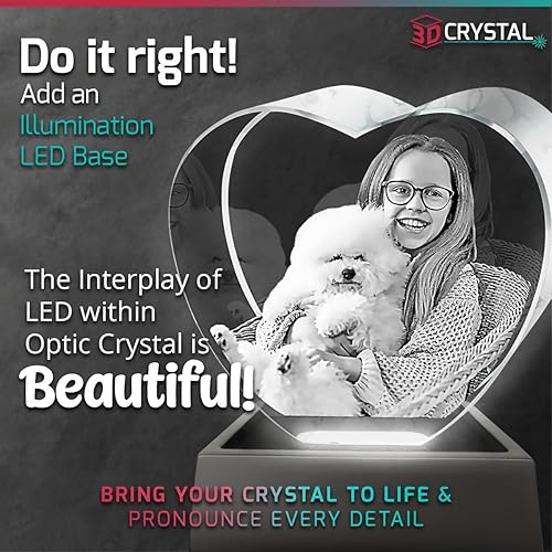 Miniatura 7 de Corazón de foto, regalos personalizados para esposa, papá, madre, abuelo, ella, mamá  Regalo personalizado con tu foto, regalos para parejas, base