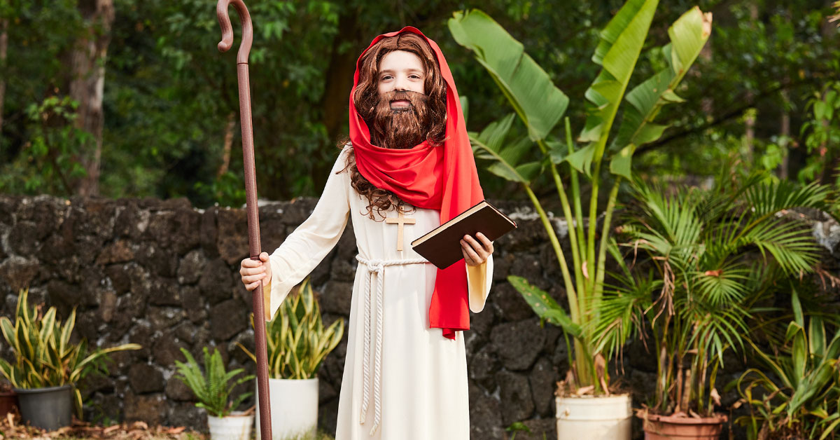 Disfraz infantil 7 piezas Jesús 6-14 años miniatura 7
