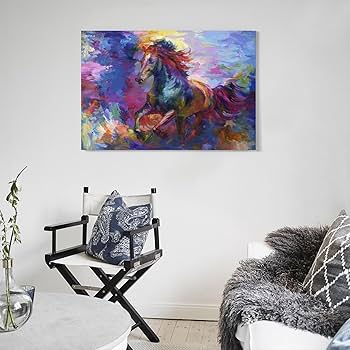 馬の抽象画 Amazon.co.jp: 馬の抽象画 プリント キャンバス 絵画 壁アート