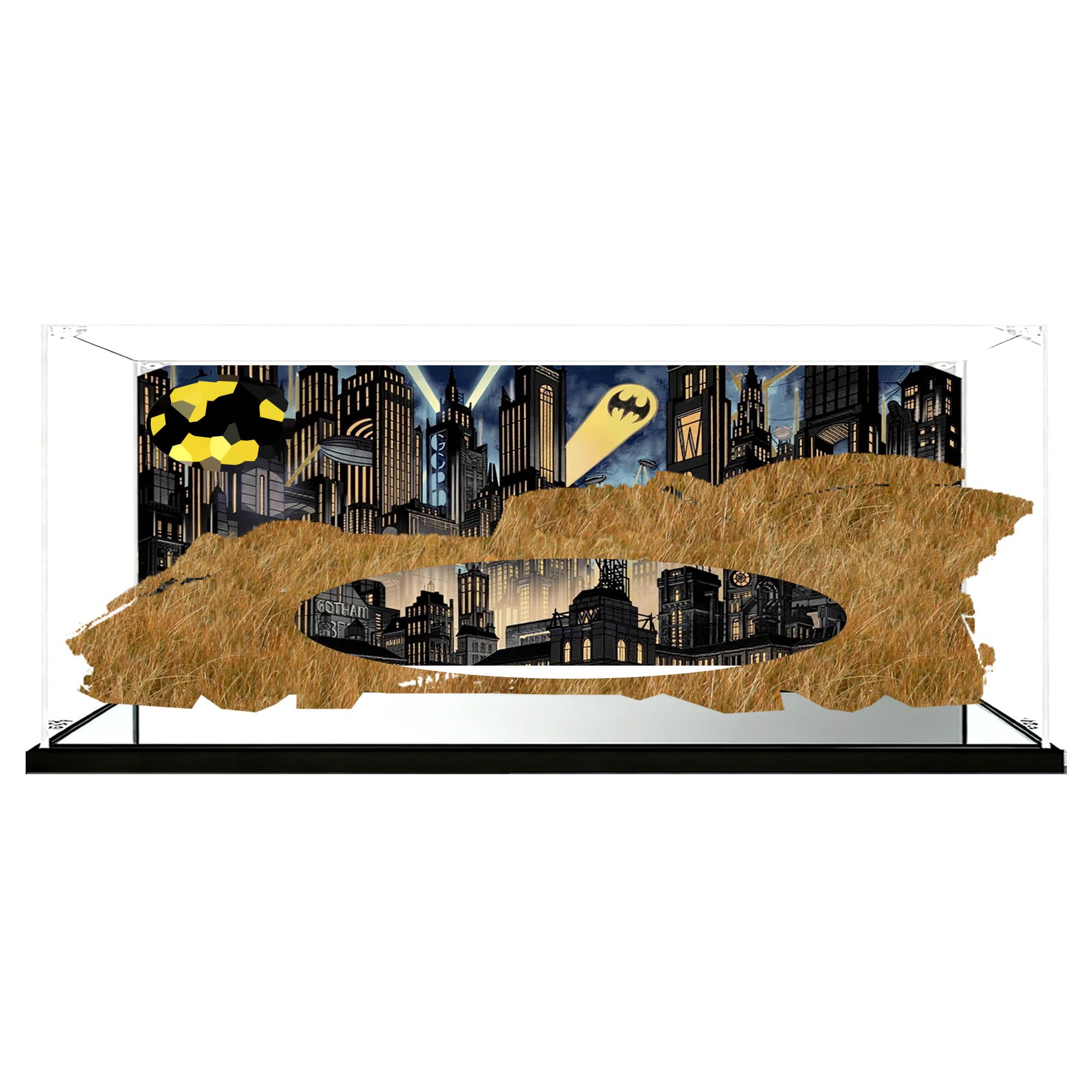 Vetrina compatibile con set di Batmobile Le-go 76355 (sfondo 2)