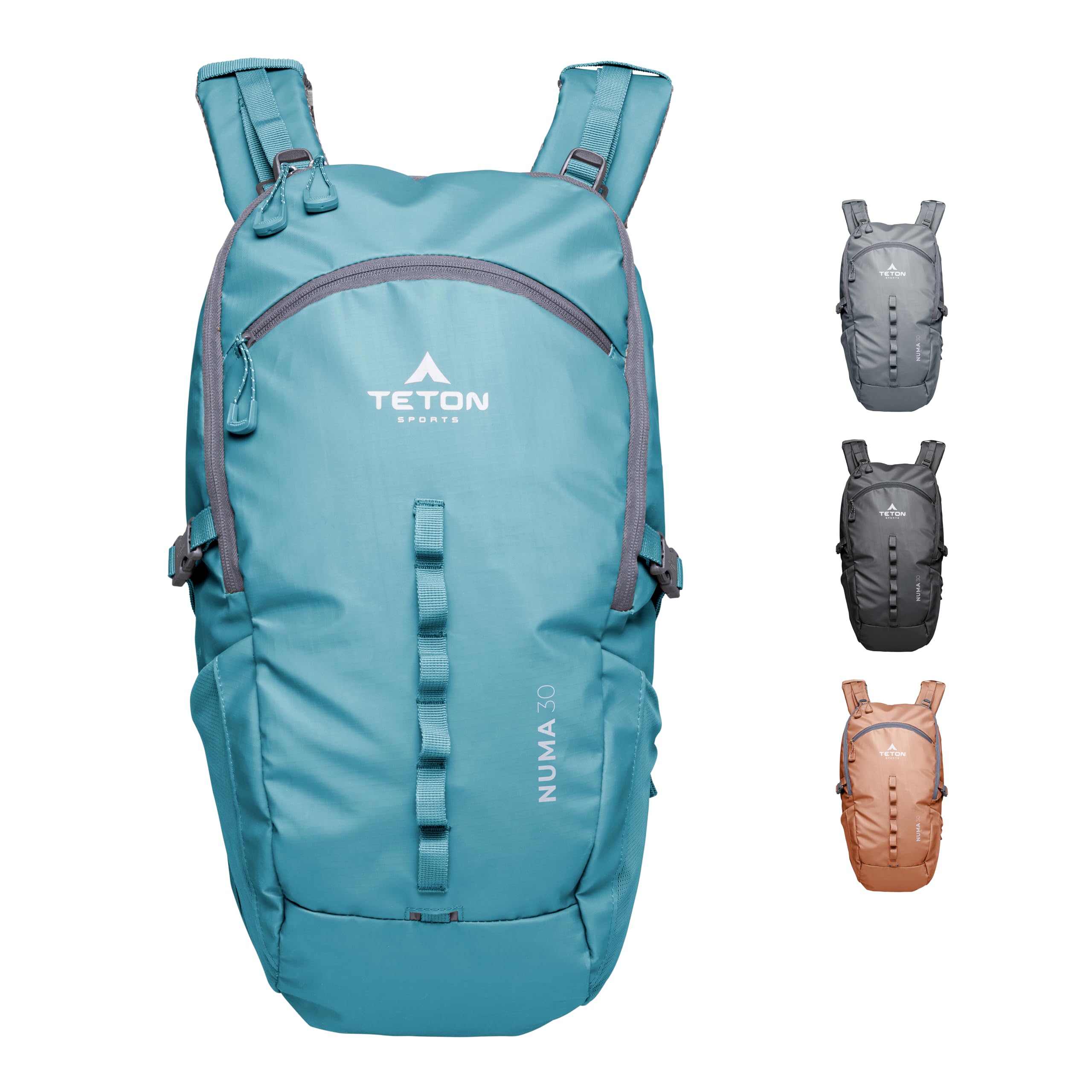 Teton 30L Numa backpack, durable and ready for hiking, camping or backpacking. Perfect lightweight travel bag with more room than you think, Alpine