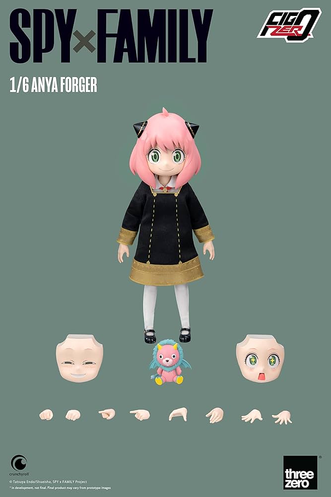 スリーゼロ THREEZERO SPY Family アーニャ・フォージャー Threezero Anya Forger SPY×FAMILY 3A 1/6 Action Figures 6