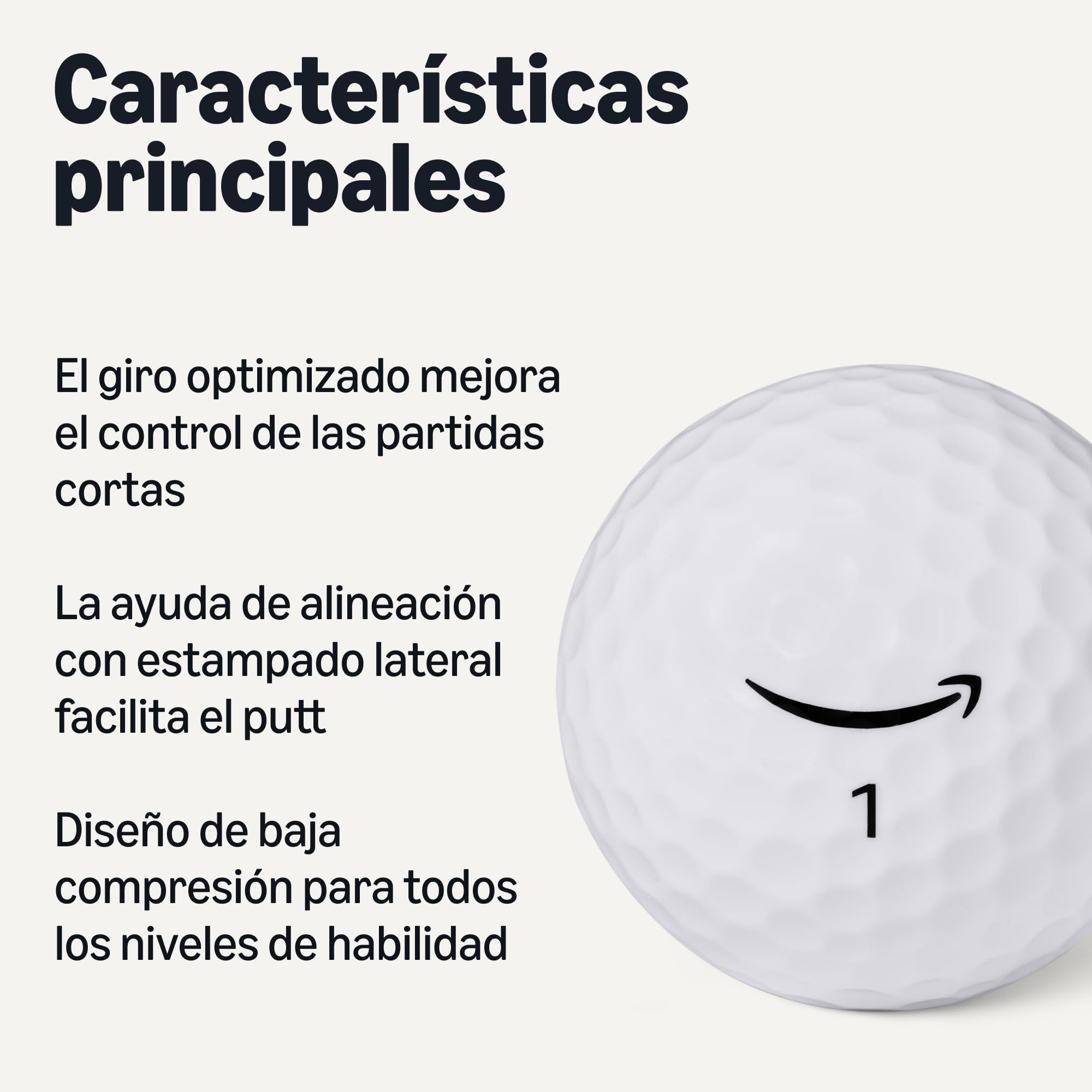 Amazon Basics Pelotas de Golf Núcleo Blando