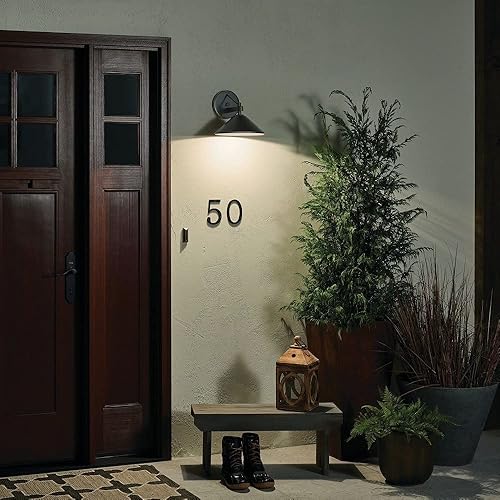 Miniatura 7 de Kichler Ripley - Lámpara de pared para exteriores (7.5 pulgadas), color bronce