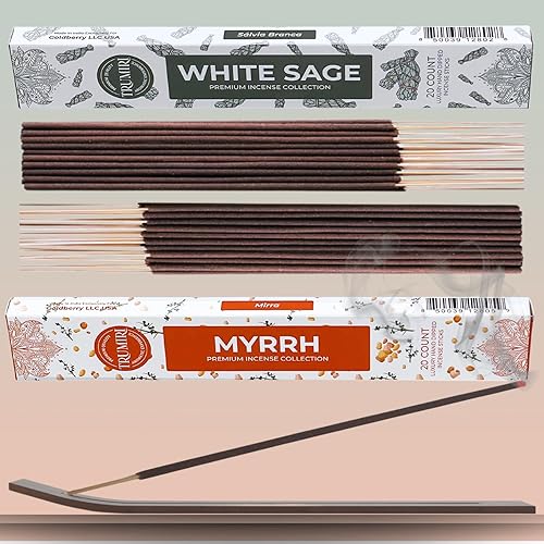 Vista 40 de Trumiri Incense Sticks - Combo Pack of 40 Insence-Sticks - 20 Rose + 20 Lavender - Insenses - Insents - Incents - Inscense - Incence - Incienso