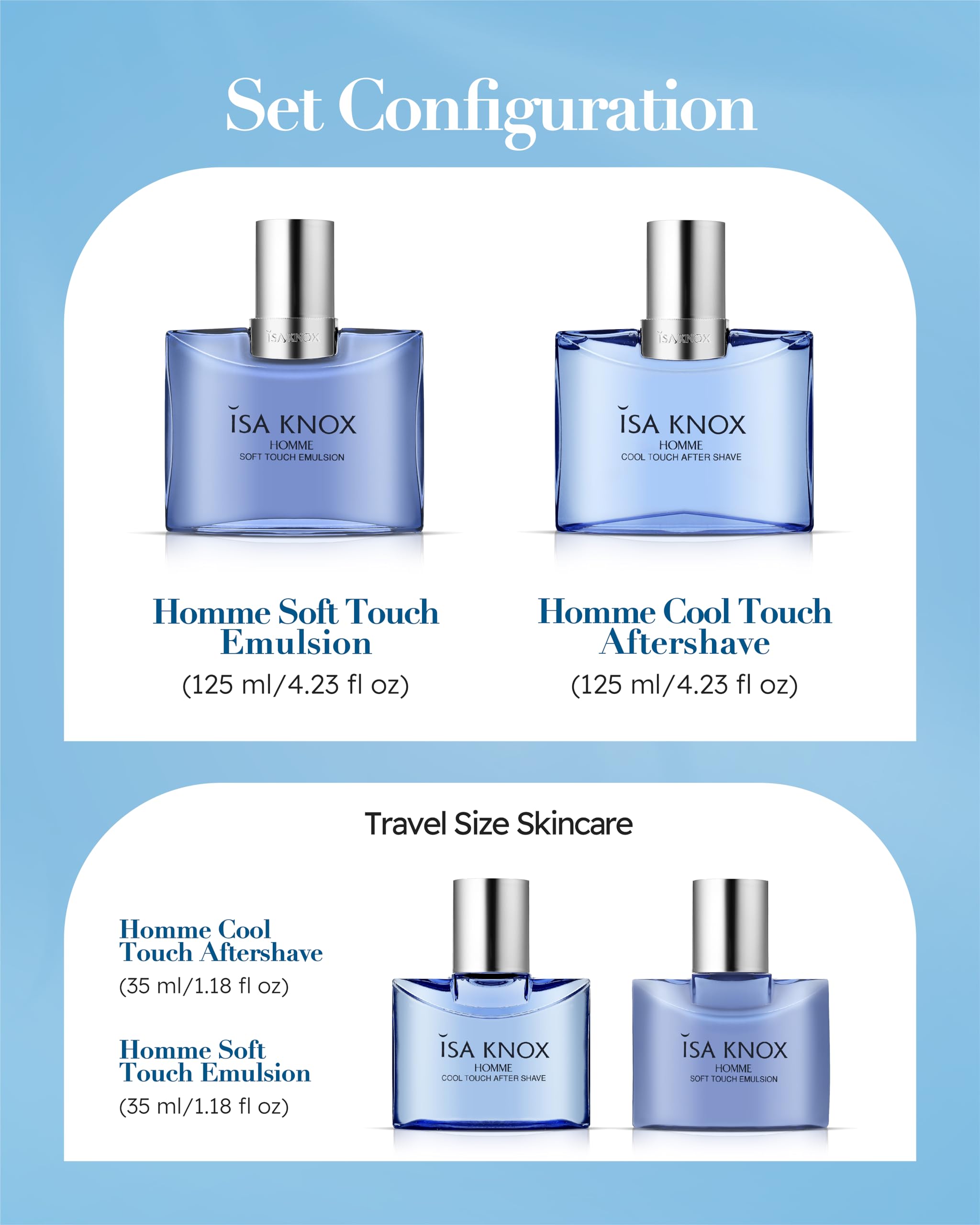 Amazon.com: Isa Knox Homme (Skincare Set, 10.8fl oz) - Men's After