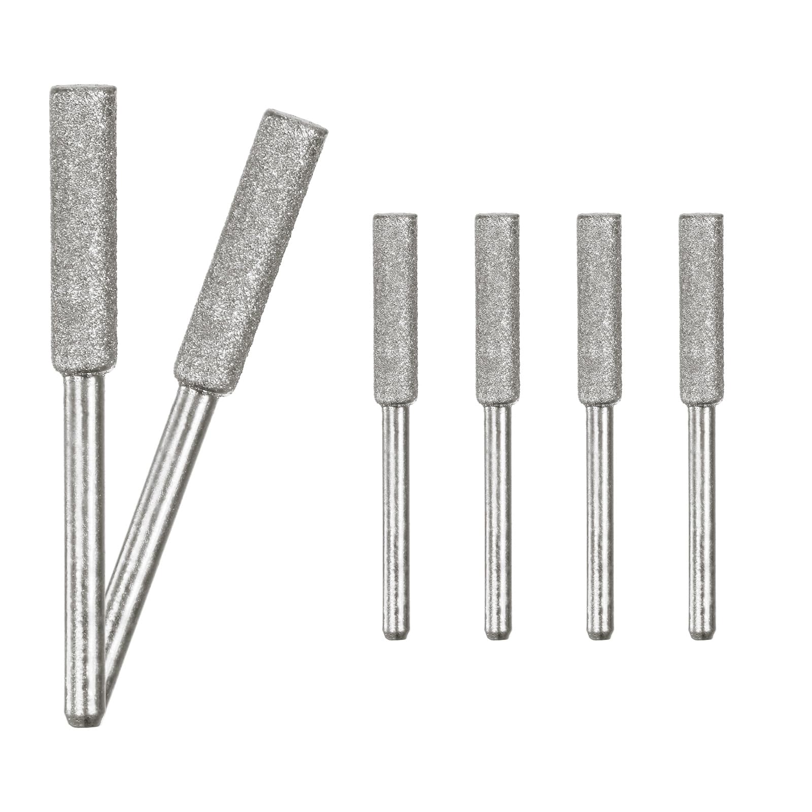 M METERXITY 6-Pack 3/16 Inch Titanium Plated Diamond Chainsaw Sharpener