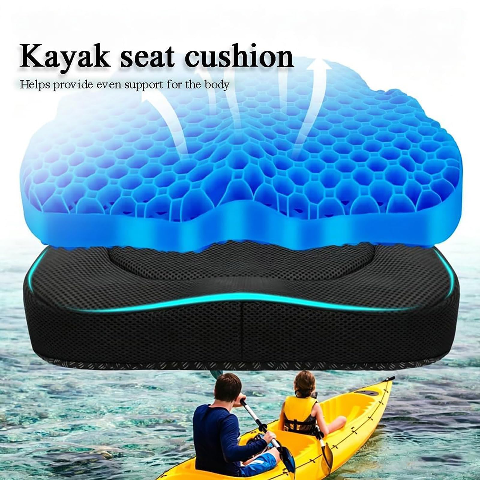 Cuscino Sedile Gel per Kayak per RTM Mambo PRO Solo Inflatable 2017-2026