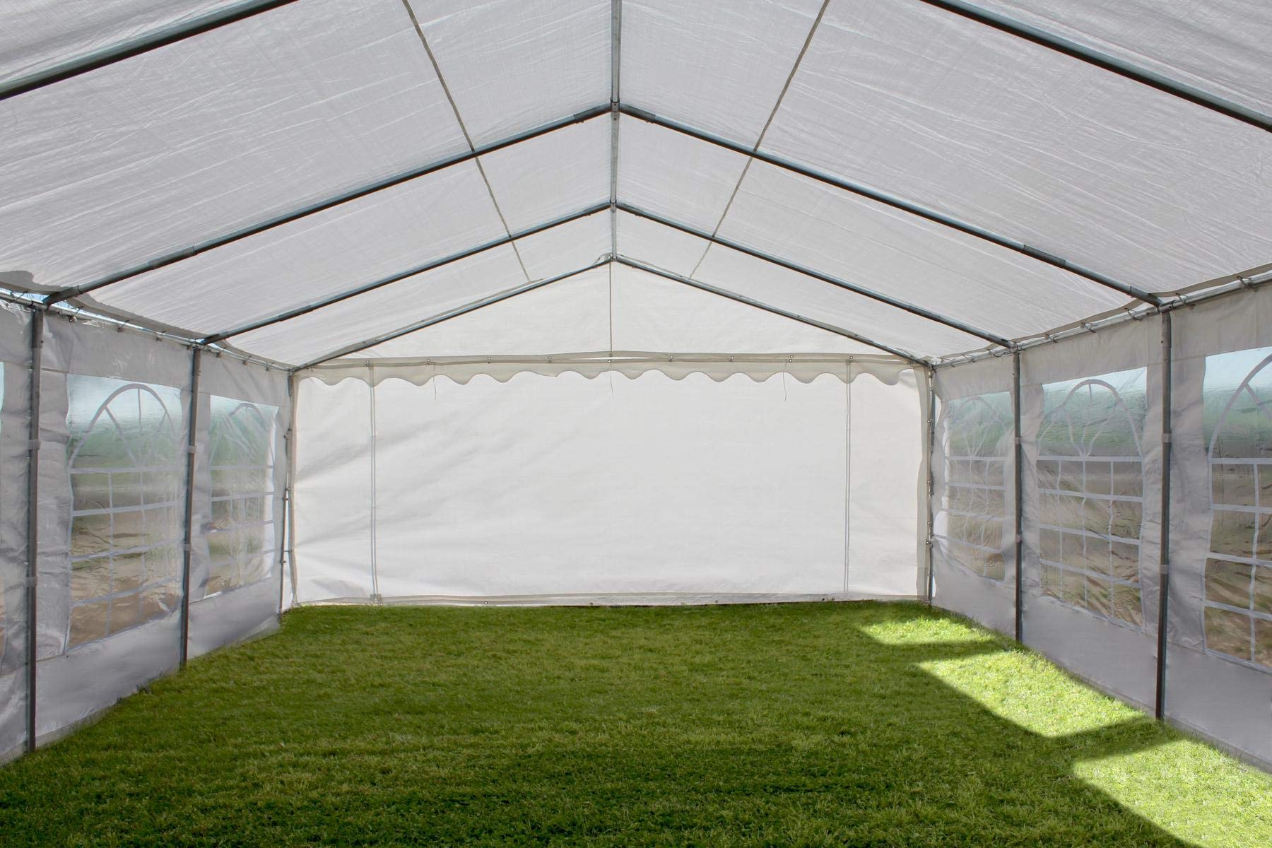 Carpa 10x5 m Impermeable para Eventos, Jardín y Bodas | Carpa impermeable con ventanas. Ideal para bodas, eventos, hostelería, jardines y celebraciones al aire libre.
