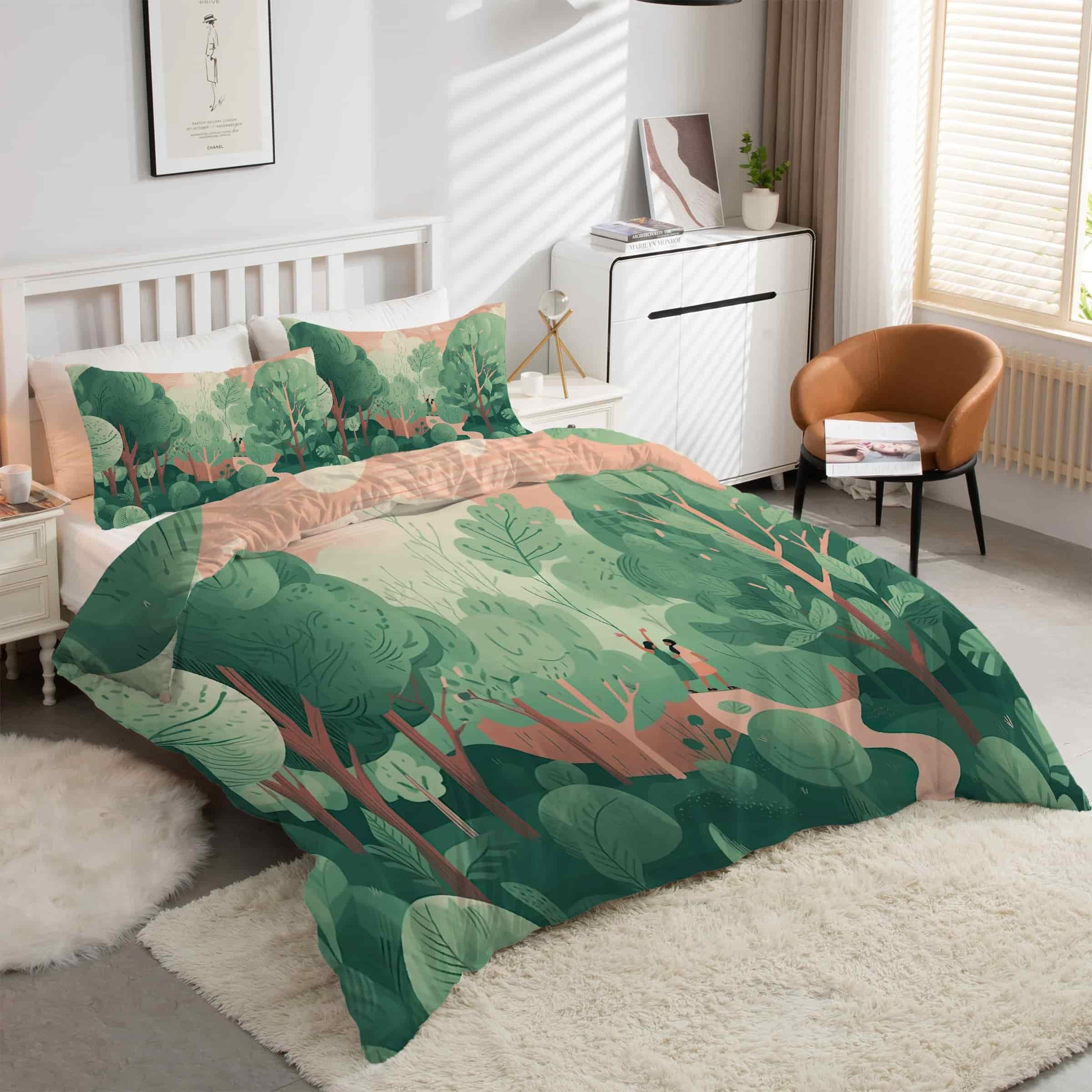Housse de couette 220x240 en microfibre douce et zippée kK4667