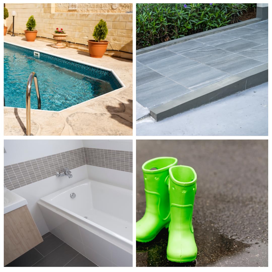 ANTI SLIP 2X400 ML Aerosol spray antideslizante de superficies I pintura anticaidas transparente antideslizante para suelo plato ducha rampas piscina