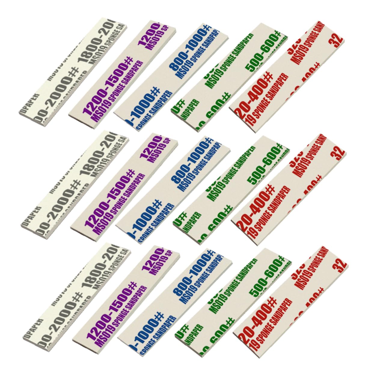 100 Pz Modello Spugna Carta Vetrata Strumenti Giocattolo Strumento Di Levigatura Artigianale Spugna Abrasiva Modello Hobby Morbida Spugna Abrasiva Grana 400