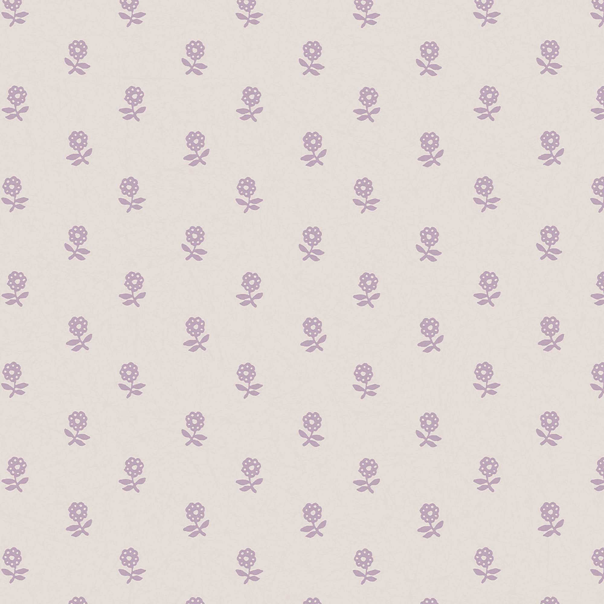 Papier peint intissé Daisy Laura Ashley violet, masquer imperfections murs chambre