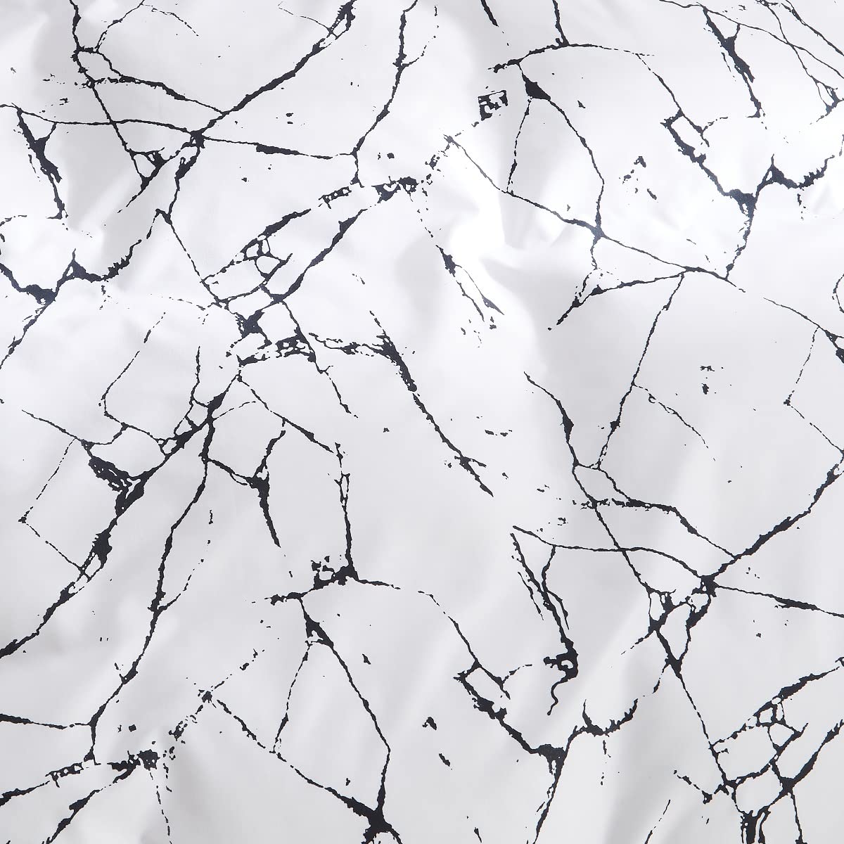 Lanqinglv Duvet Cover Set King Size Black and White Marble Geometric Bedding Set Kingsize Reversible Textured Soft Quilt Cover 220x240cm with Zipper Closure and 2 Pillowcases 50x75cm - Image 4