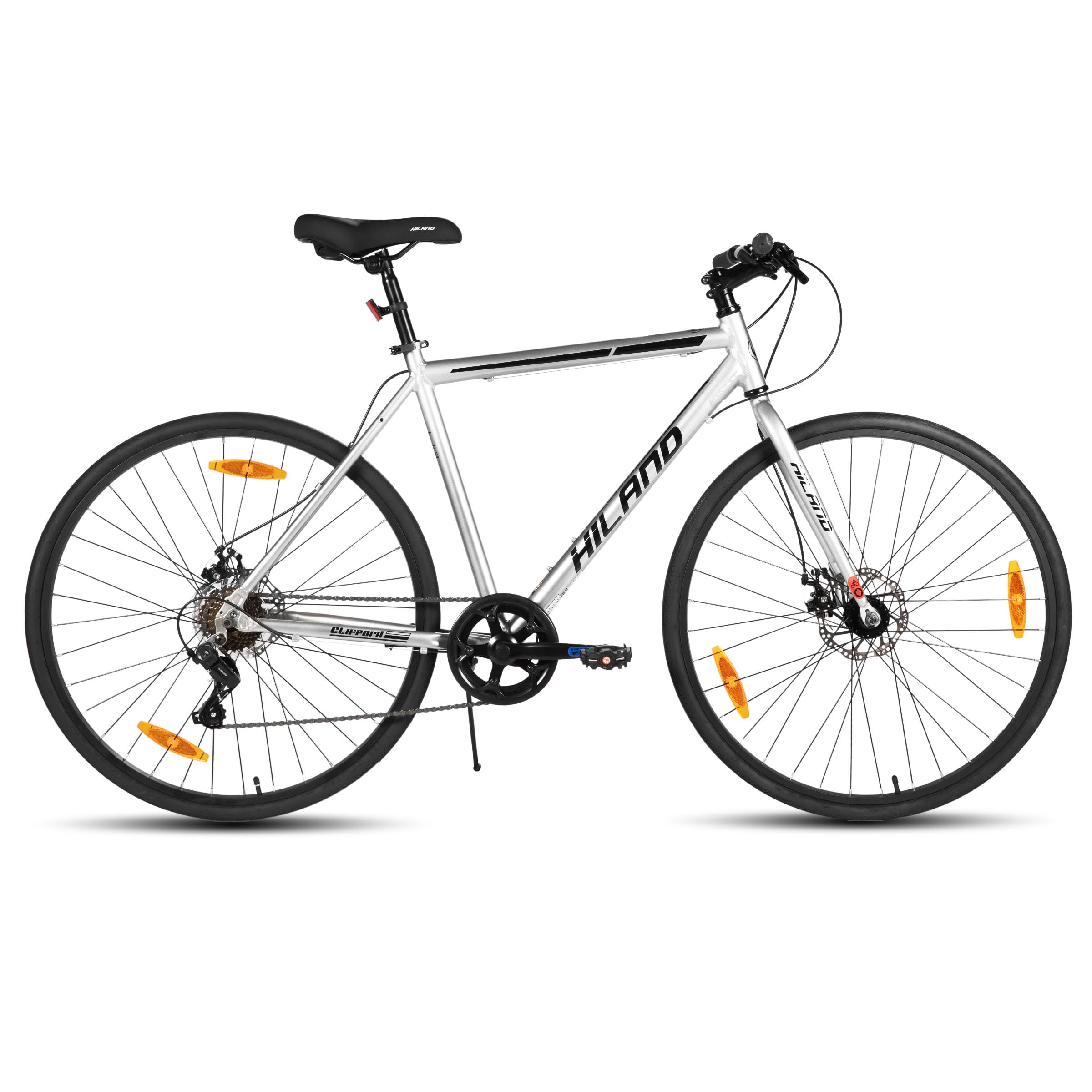 Amazon | HILAND(ハイランド) 700C ハイブリッドバイク ロードシティ