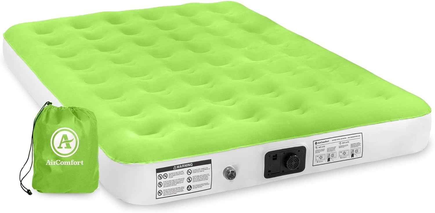 Dream Easy Queen Size Air Mattress Includes Carry Bag Home & Kitchen