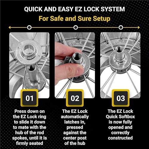 Miniatura 3 de Glow EZ Lock - Caja de luz rápida pequeña octa de 36 pulgadas, caja de luz parabólica de ocho lados que se abre y se cierra fácilmente, esta caja de