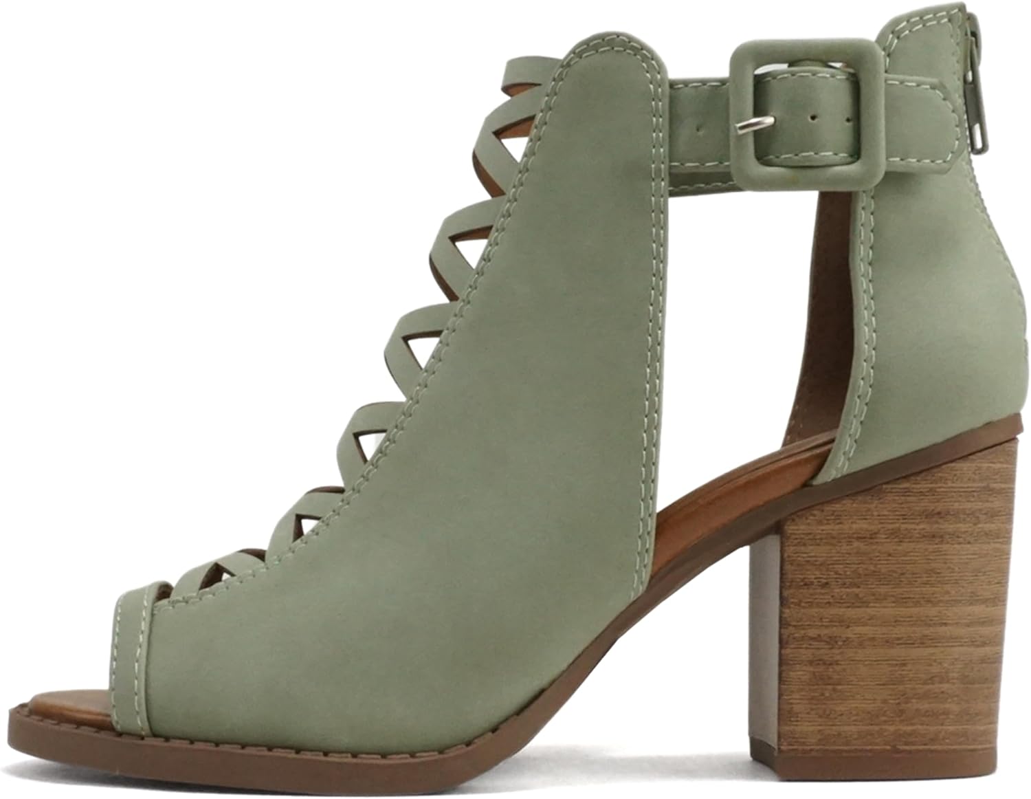 Soda Womens Fashion Aran Open Toe Heel Sandal