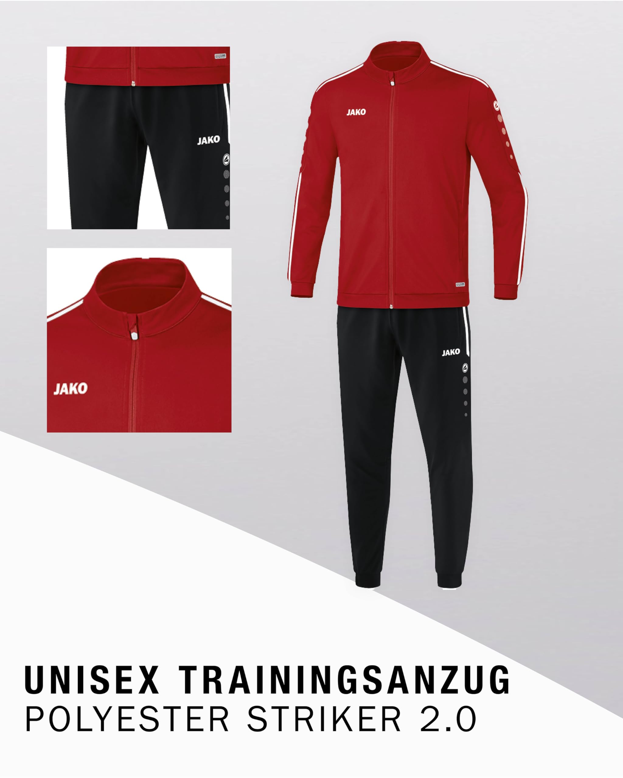 JAKO Herren Trainingsanzug Polyester Striker 2.0, M9119