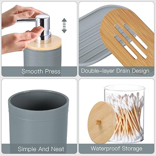 Vista 29 de iMucci Accesorios de baño, juego de baño negro con cortina de ducha y alfombra, cortina de ducha impermeable con alfombra ultra absorbente, juego