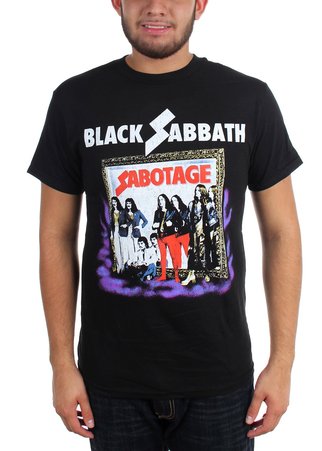 Black Sabbath T Shirt - Sabotage 100% Official US Import