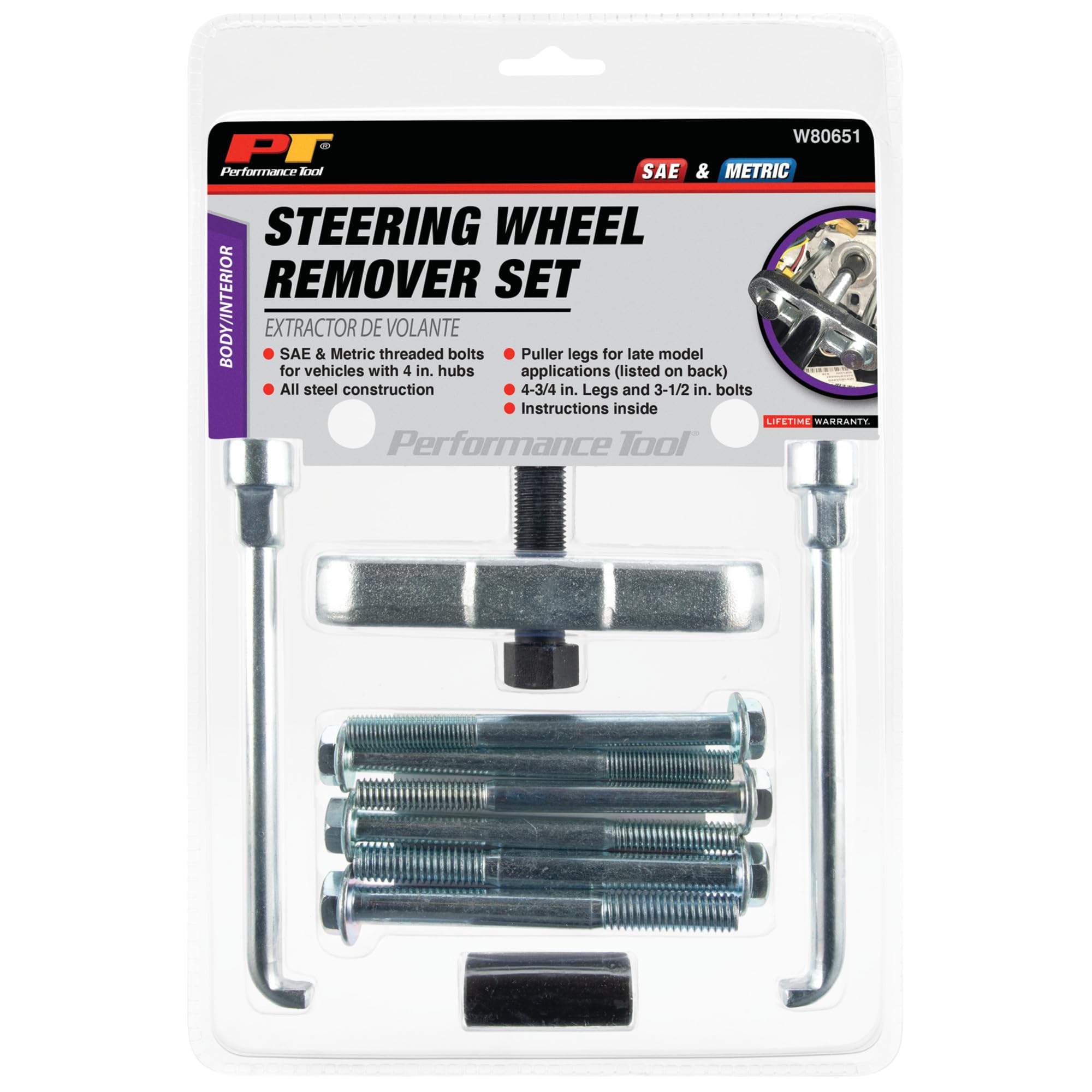Performance Tool W80651 Steering Wheel Tools