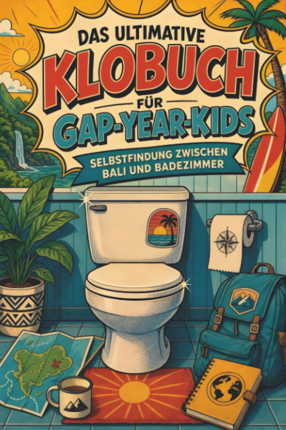 Das ultimative Klobuch für Gap-Year-Kids: Selbstfindung zwischen Bali und Badezimmer. Lustiges Geschenk für Gap-Year-Kids, Work and Travel und Backpacking