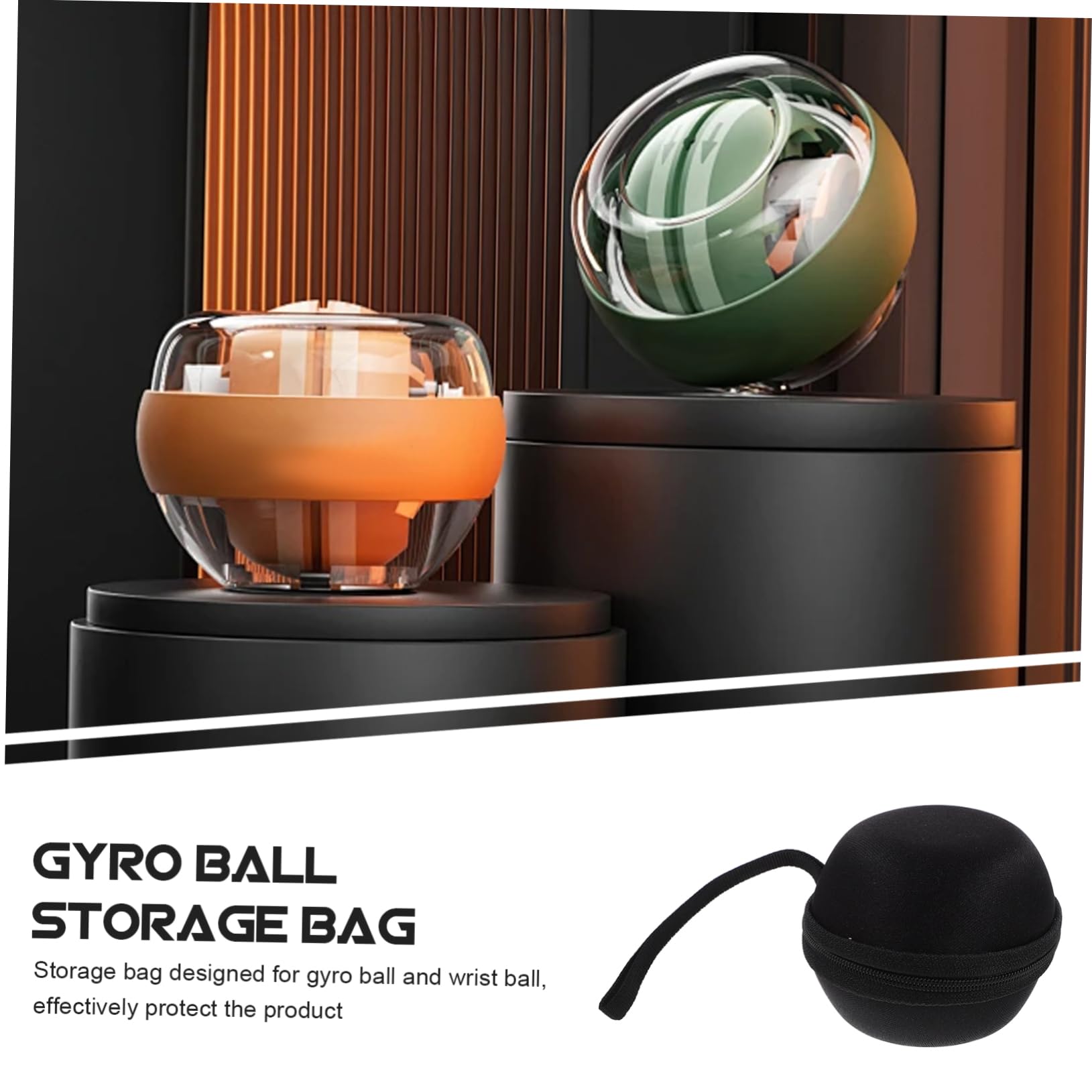 YARNOW Borsa per Riporre la Palla da Polso Gyro Custodia Accessori Portatile