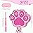 WERNNSAI Pink Dog Paw Pinata - Dog Pinata Pet Theme Party Games Pink Girl Style Puppy Paw Party Decorations Animal Party Supply for Kids Birthday with Blindfold