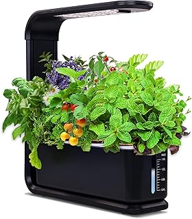 Elevon Hydroponic Growing System, 12-Pod Indoor Garden with LED Grow Lig...