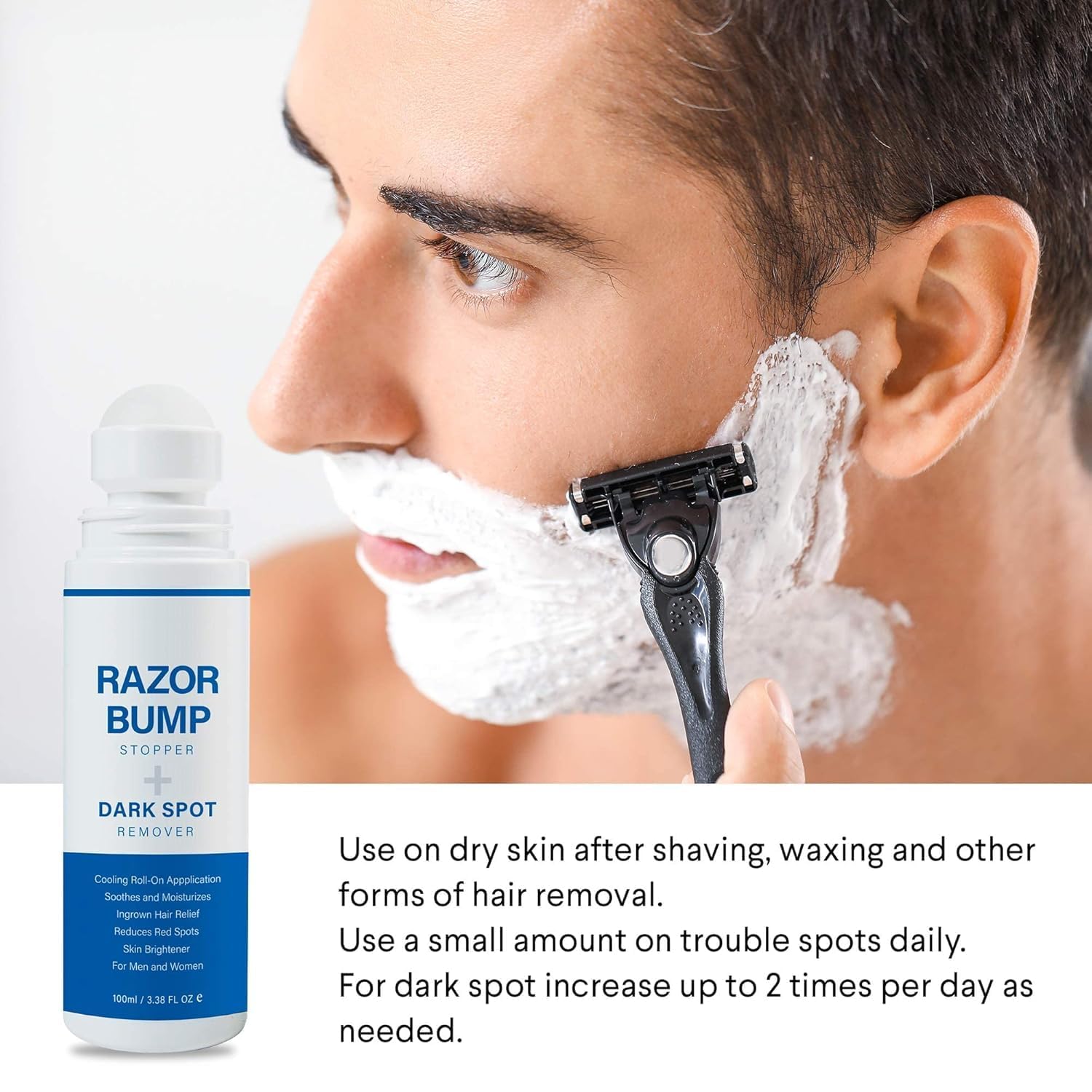 Razor Bump Treatment - Stop Ingrown Hairs & Burns -4 Razor Bump Treatment - Stop Ingrown Hairs & Burns -4