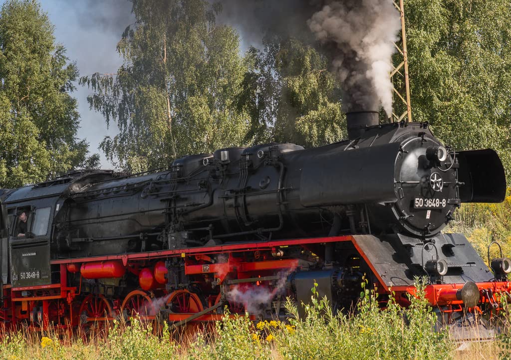 Lais Puzzle Alte Dampflokomotive – 1000 Teile – Hochwertiger Druck & Stanzung – Motiv Goldpix Lais Puzzle Alte Dampflokomotive – 1000 Teile – Hochwertiger Druck & Stanzung – Motiv Goldpix