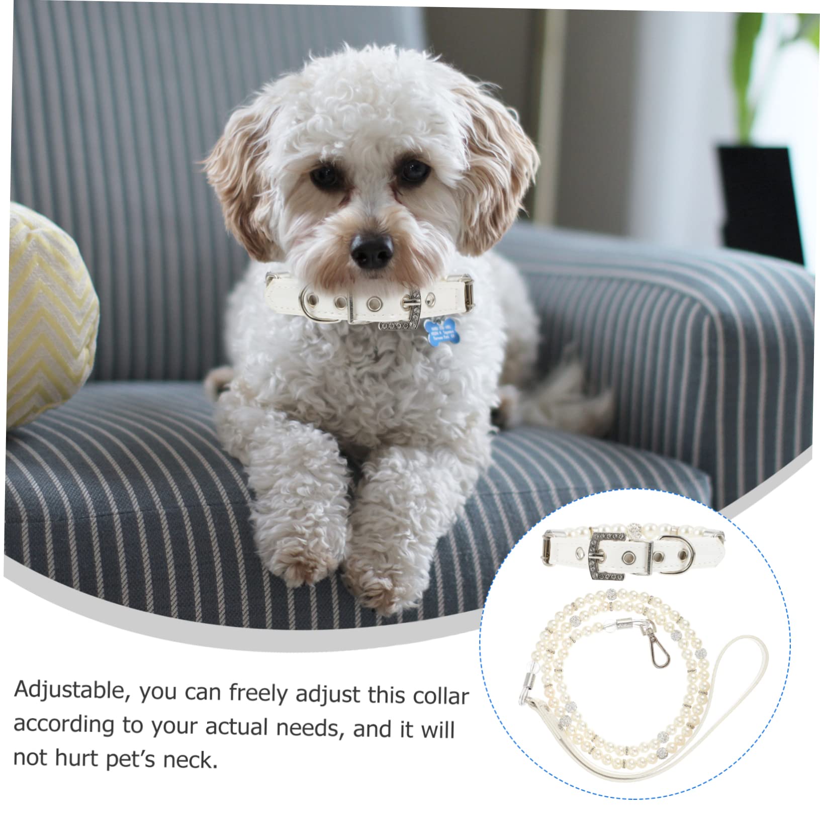 Beavorty Juego De 4 Correas Ajustables para Perros Y Cachorros Collar Y Corbata