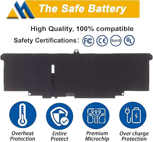 Miniatura 10 de Reemplazo de batería 97Wh 4K1VM para Dell G7 17 7700 Series Notebook W62W6 0W62W6 9TM7D 09TM7D XYCW0 0XYCW0 V0GMT NCC3D 0NCC3D NYD3W 0NYD3W 11.4V