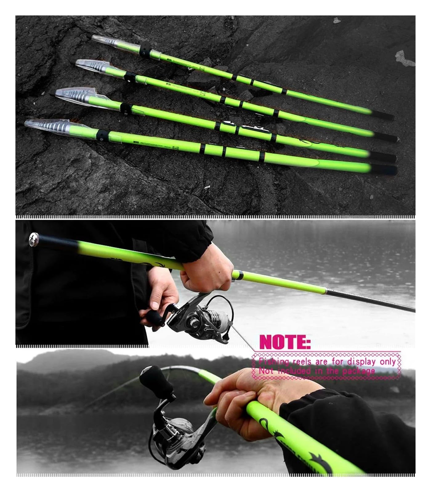 Ymnilian Teleskop Angelrute 4.5m | Ultraleicht Für Süß- & Salzwasser | Reisetauglich