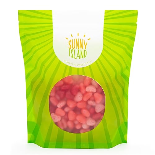 Miniatura 7 de Bolsa de 2 libras de gomitas de San Valentín  Corazones de caramelo rosa y rojo  Sabores de cereza, fresa y sandía  Mini dulces de San Valentín para