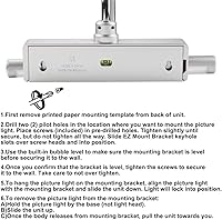 Vista 7 de BIGLIGHT - Luz LED inalámbrica a pilas para cuadros, con temporizador y regulador de intensidad, cabezales de luz giratorios con 3 modos