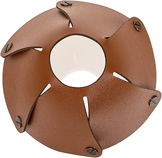 Yardenfun Pantalla De Cuero Para Lámpara Accesorio Decorativo Fácil De Instalar Ml4