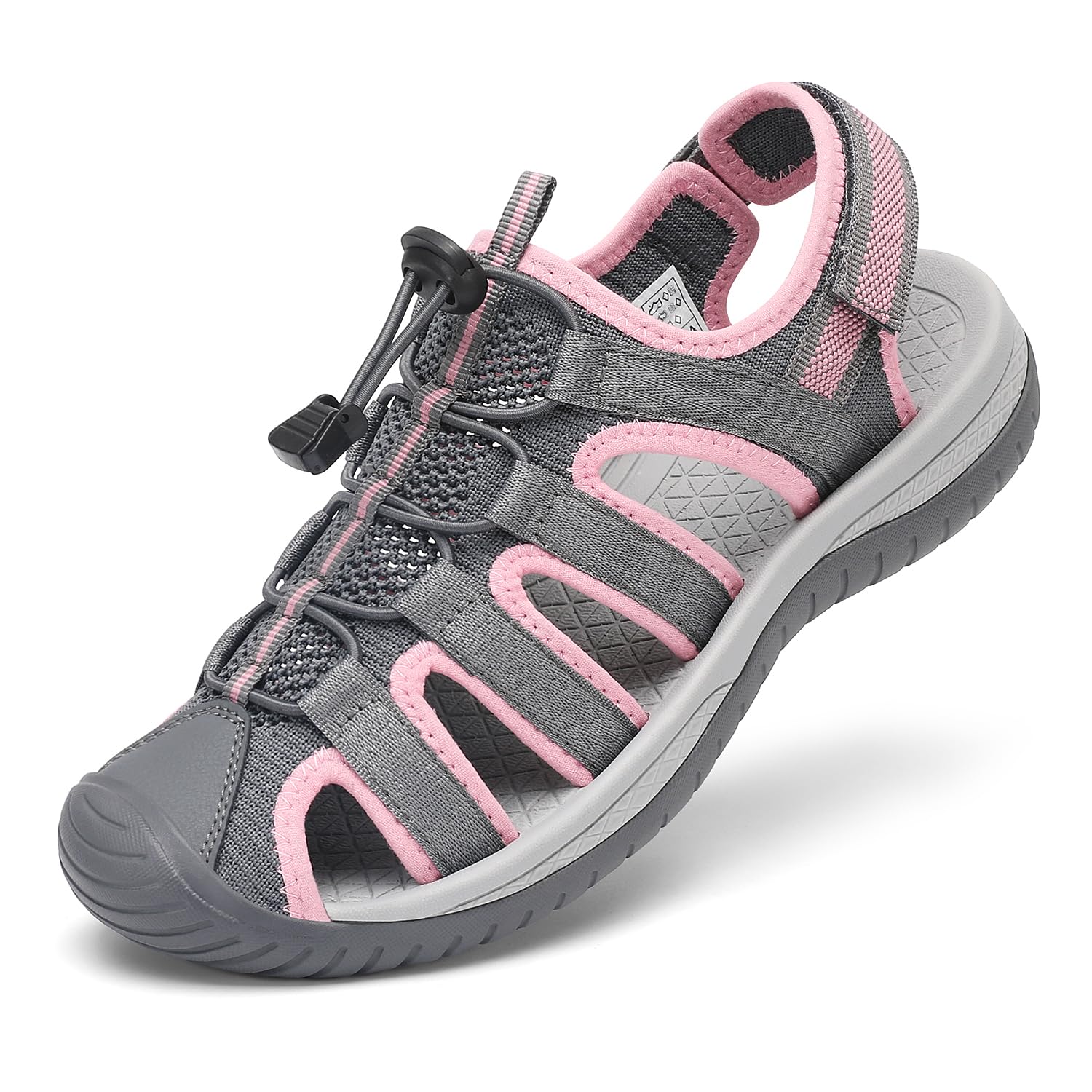 Dannto Women's Sport Sandals Close Toe Hiking Athletic Water Shoes